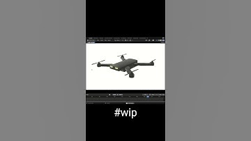 Drone Modelling in Blender 3d Eevee.  #shorts #animation #3d #drone #b3d #blender