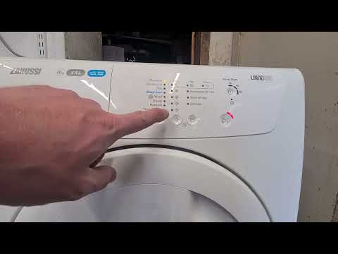 zanussi lino300 dryer model number zdc8202p putting in test mode and error code reading