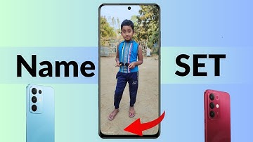 Realme 15x Camera Par Apna Naam Kaise Likhe | How to write name in mobile camera photo | Realme 15x