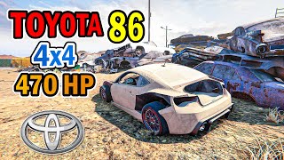 TOYOTA 86 restoration - I4 DOHC 4x4 up 470 HP | Car Mechanic Simulator 2021