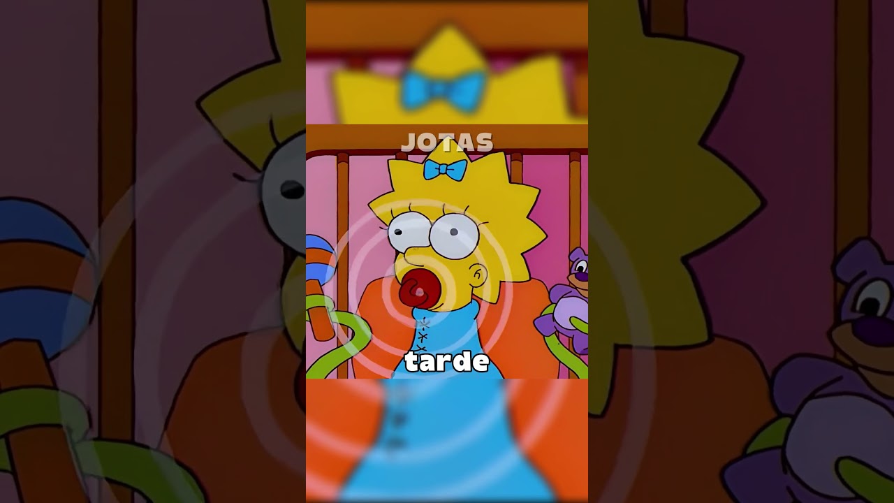 MAGGIE VIROU UMA ALIENÍGENA ! #simpsons