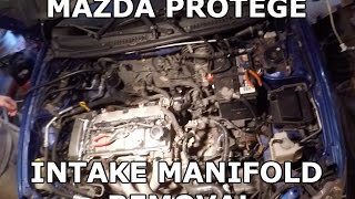Athlete Statistics Mazda Protege intake manifold removal and replacement