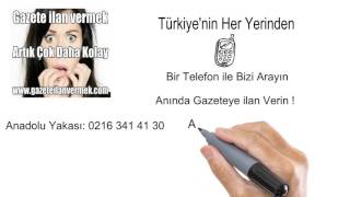 Gazete Ilanı Ver Gazeteilanvermek