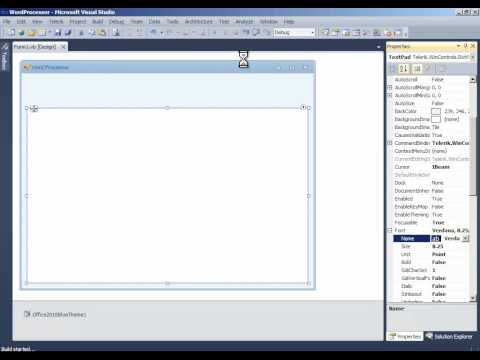 How to make a word processor in Visual Basic or VB.NET [Part 2]