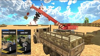 Military Transport Driving Ammo Drop | Army Truck Driving Game | Android GamePlay screenshot 1