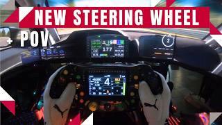 NEW Sim Lab - Mercedes AMG F1 Petronas Sim Steering Wheel POV!