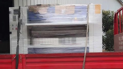 1300mm Wide single side Embossing Machine for MDF #woodworking machine