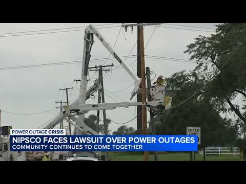 Class-action lawsuit filed against NIPSCO as storm power outages continue in NW Indiana