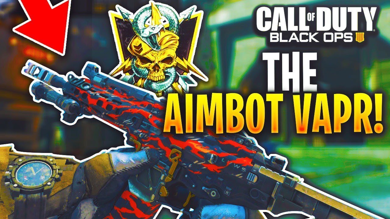 NEW AIMBOT VAPR XKG BEST CLASS SETUP is OVERPOWERED and CONTROLS BLACK OPS 4 (BO4 Best Gun Setups)