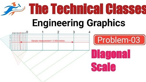 How to draw a Diagonal scale #lecture-03 in hindi (Engineering Graphics ) diploma 1st &2nd sem