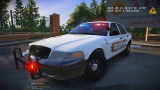 Sheriff SlickTop Runs The County *CVPI Red &amp; Blue || GTA 5 MODS LSPDFR