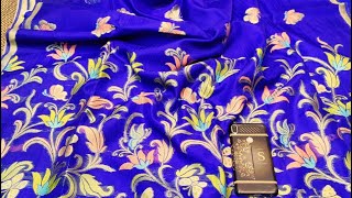 Meenakari muslin saree screenshot 5