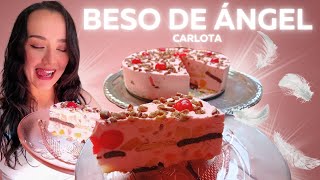 🍰😇 Carlota de BESO DE ÁNGEL | Postre Rápido y Delicioso