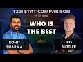 Rohit sharma vs jos buttler 2022 t20i stat comparison  crick stats episode 27