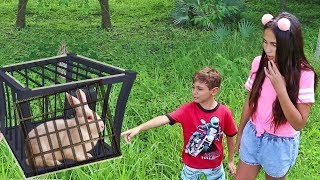 🐰 CRIANÇAS SALVAM COELHO da PÁSCOA | BelaBagunça e MAGU