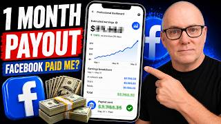How much FaceBook paid me after 1 month. No BS!