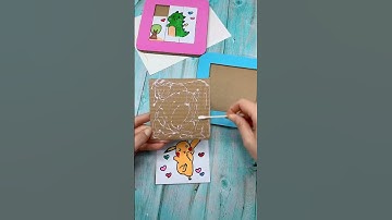 Thumbnail of How To Make Interesting Puzzle Game From Cardboard | Cardboard DIY #Shorts