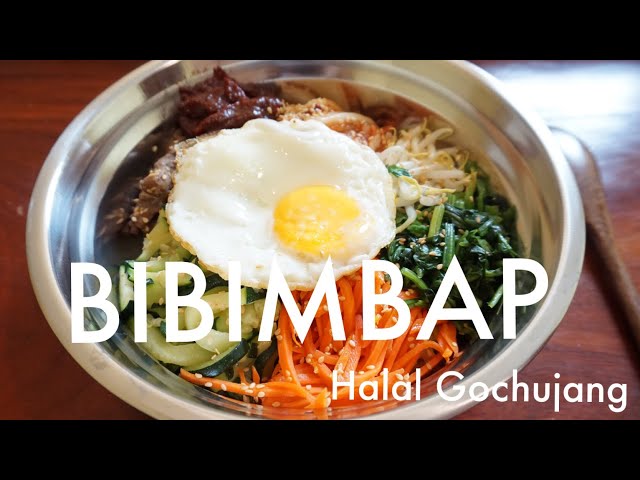 Resep BIBIMBAP HALAL | Gochujang Halal [Cooking &Eating] class=