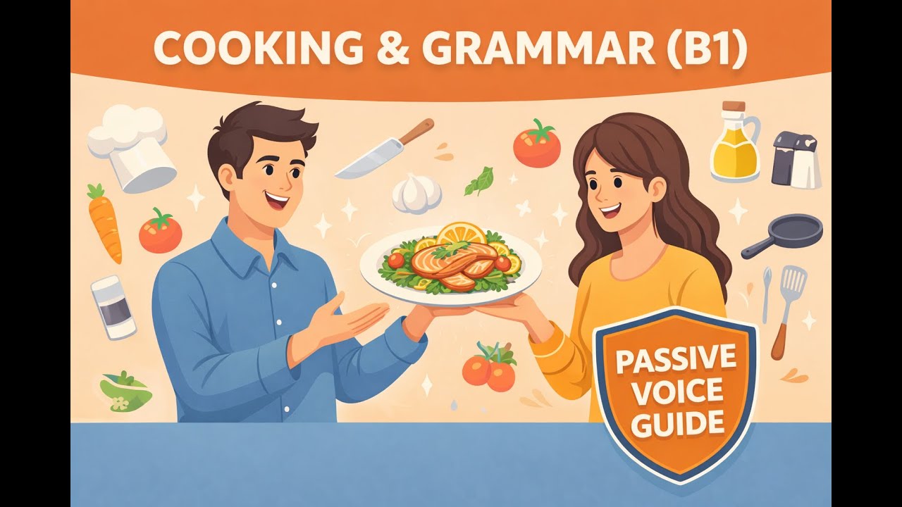 How to Describe Recipes in English | Passive Voice & Cooking (B1) - YouTube
