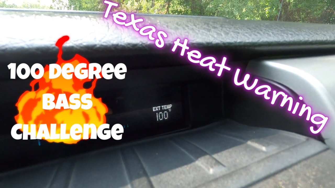 100 Degree Bass Challaneg #texasheatwave #bassfishing #perceptionkayak #outlaw11.5