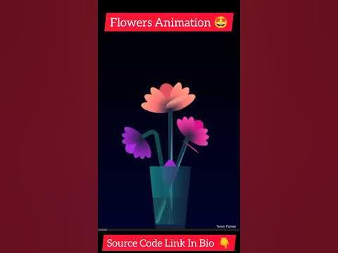 Flower Animation In Css | Html Css Graphic Design | Css Animation ...