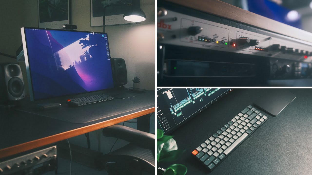 My Elegant Studio Desk Tour 22' - YouTube