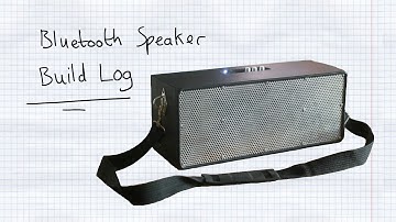 Homemade Bluetooth Boombox - Build Log