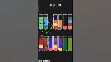 Water sort puzzle level 101 #shorts