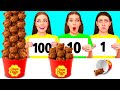 100個重ねフードチャレンジ | 面白い料理バトル 4Fun Challenge