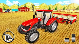 Heavy Duty Tractor Drive 3d Real Farming Games - Android Gameplay screenshot 1