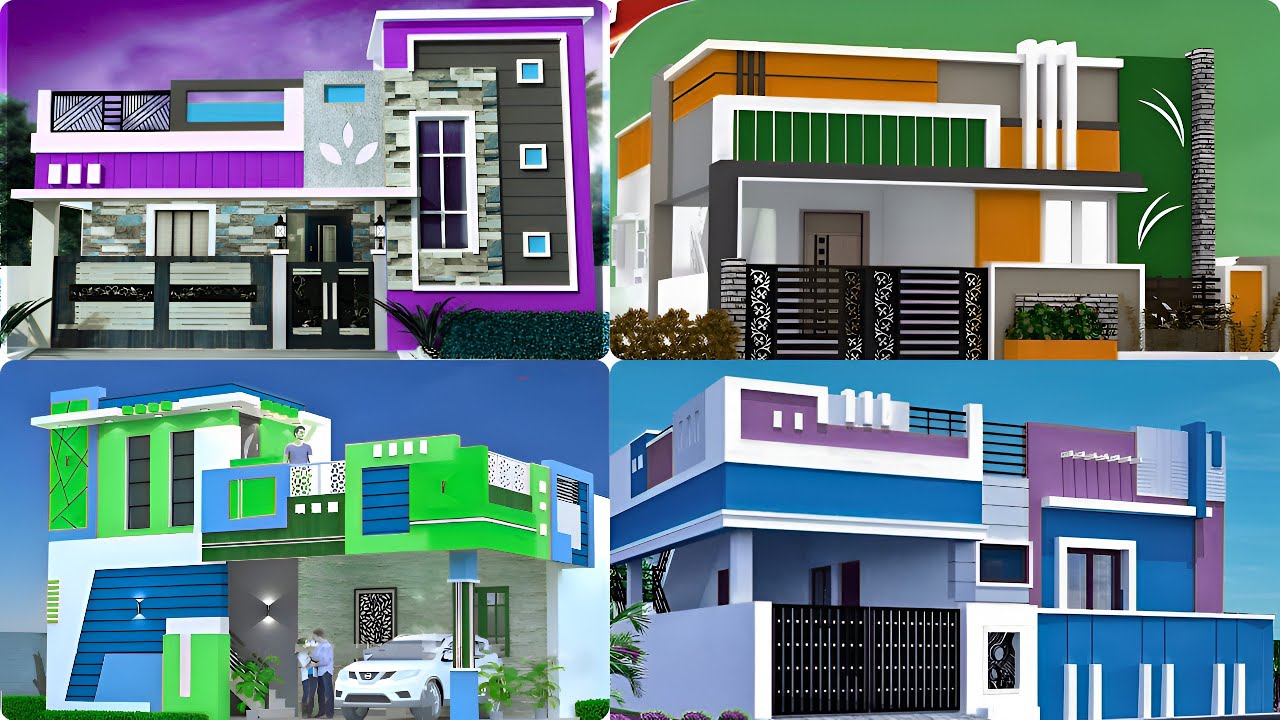 Best 60 single floor house elevation designs || High quality elevation designs ||Latest designs 2025