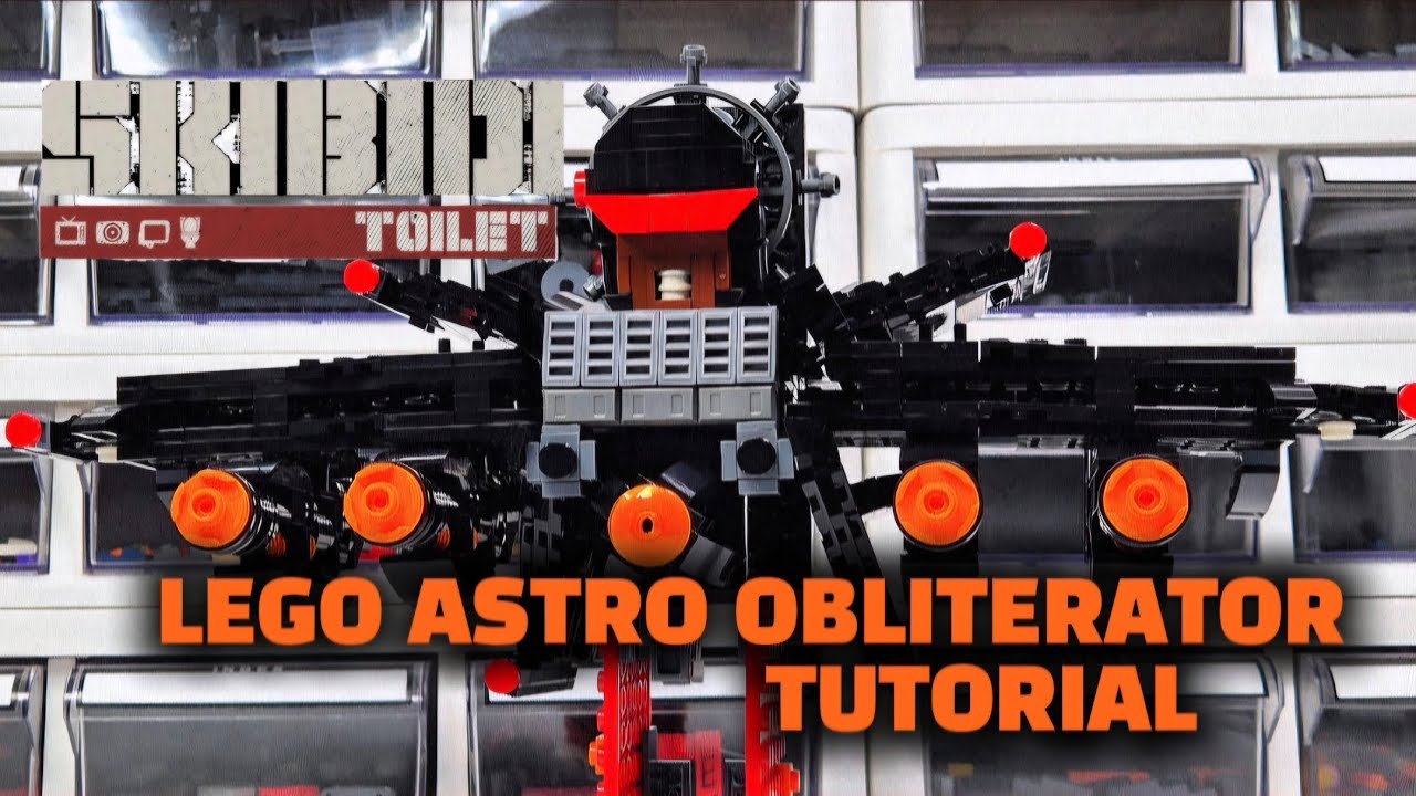 LEGO ASTRO OBLITERATOR TUTORIAL | SKIBIDI TOILET | LEGO | BUILD - YouTube
