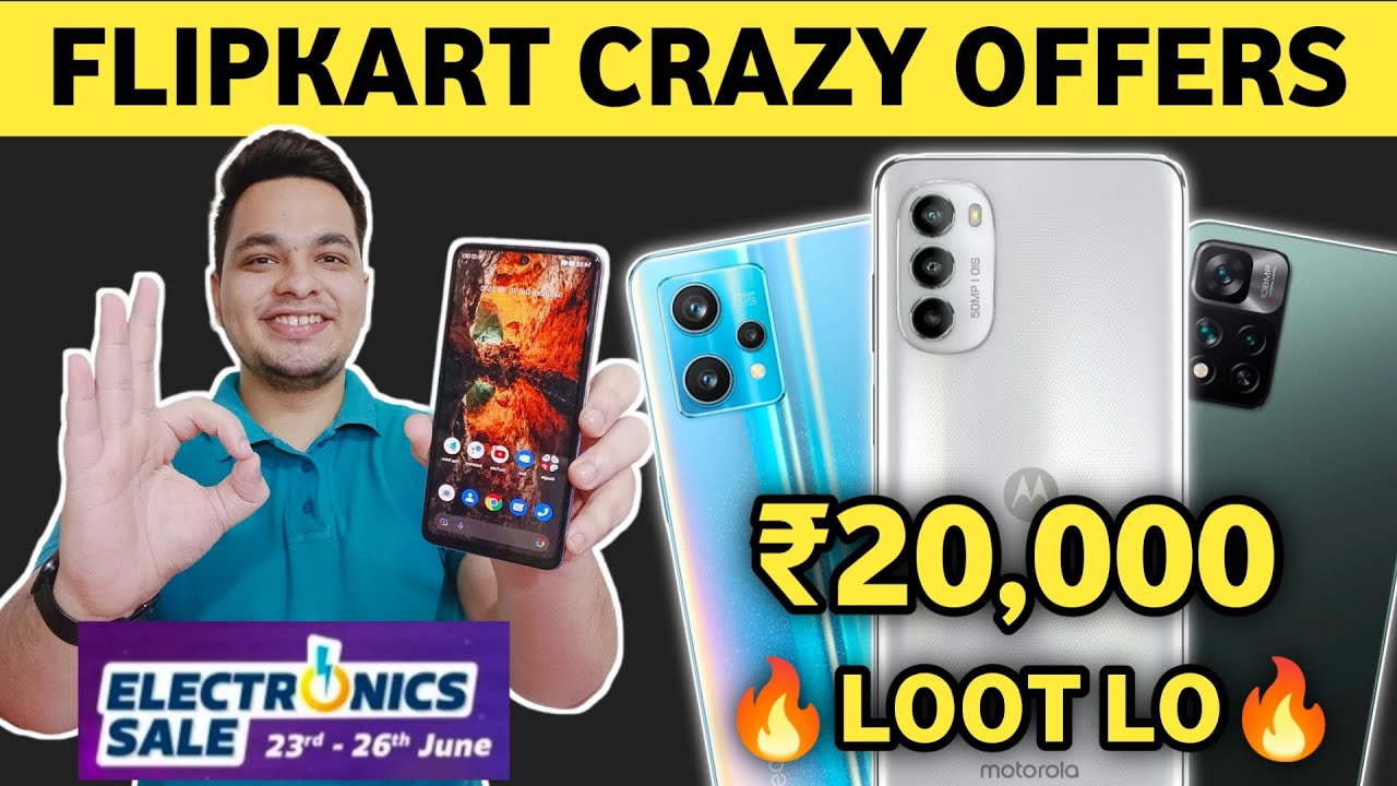 Top 3 Best Smartphone Deals Under ₹20000 Flipkart Electronics Sale