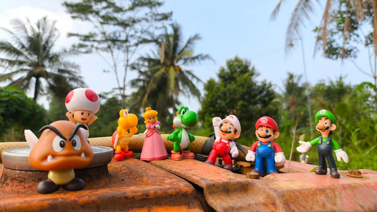 Super Mario Bros: Mario | Luigi | Princess peach | Yoshi | Toad | Koopa troopa | Paragoomba | Bowser