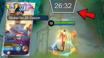 HOW TO PLAY GUSION IN LATE GAME?! MAXIMIZE FULL DAMAGE IN 20+MINS GAME!