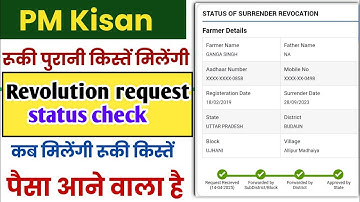 Pm kisan Surrender revocation request Status Kaise Check Kare || Your Duplicate Registration problem
