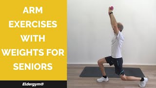 Arm Exercises With Weights for Seniors, upper body exercises for elderly, senior strength training