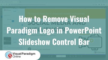 How to Remove Visual Paradigm Logo in PowerPoint Slideshow Control Bar