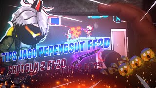 TRIK MUDAH HEADSHOT ATAU PEPENGSUT DI FF2D NEW UPDATE MM MOD🔥