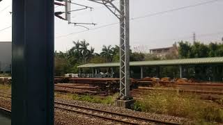 6714次新左營發車經由海線開往大甲的南方公園鐵道E213南海電鐵彩繪25週年藍色武士號藍武士電頭冷平專列