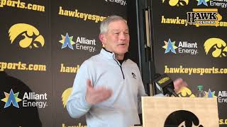 Kirk Ferentz chuckles over question about Nate Stanley