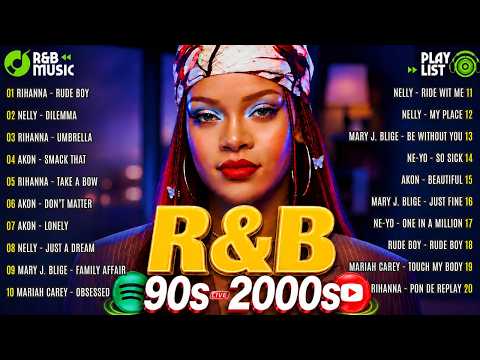 Rihanna, Usher, Ne-Yo, Nelly, Akon, Mariah Carey, 💿 90s 2000s OLD SCHOOL R&B MIX 🎶Party Classics