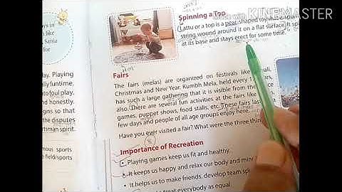 Class 4 # EVS # Chapter 3 # play time is fun time # part 2