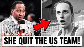 STEPHEN A. SMITH JUST CONFIRMS Caitlin Clark QUITS Team USA After Being Benched!.