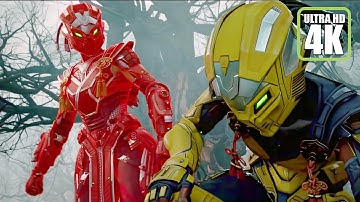MK 1 Cyrax & Sektor All Badass Scenes | Mortal Kombat 1 Khaos Reigns [4K]