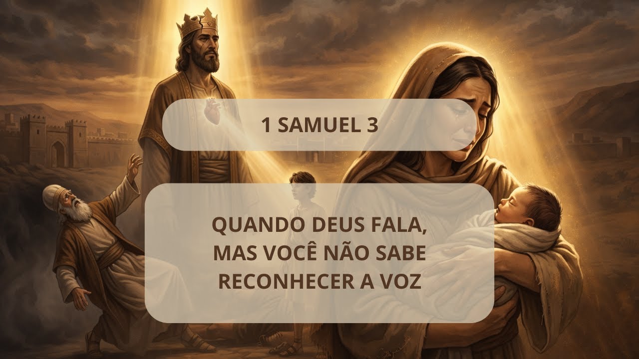 LIVE | 1 Samuel 3 | Quando Deus fala, mas você ainda não sabe reconhecer a voz