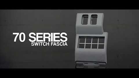 SWITCH FASCIA PANEL TO SUIT TOYOTA 70 SERIES LANDCRUISER STEDI