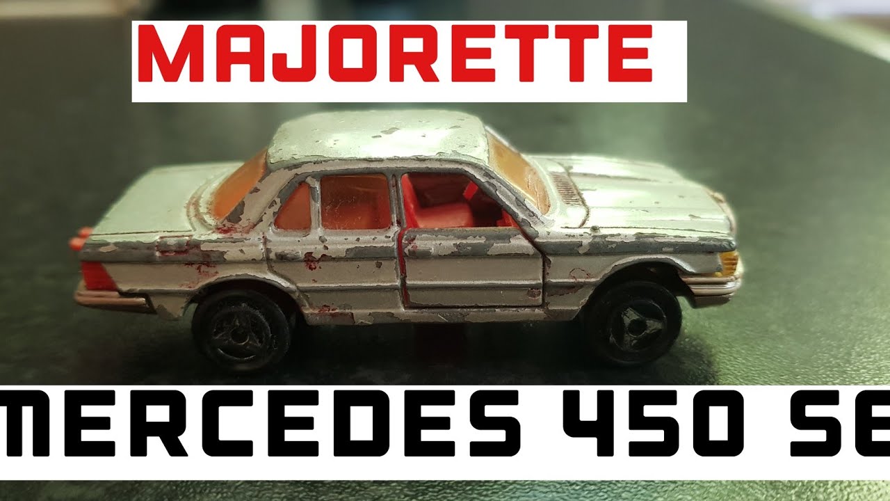 Majorette Mercedes 450 SE N°249 - Rare Jouet Vintage - Boîte (BOX 2) - Occasion