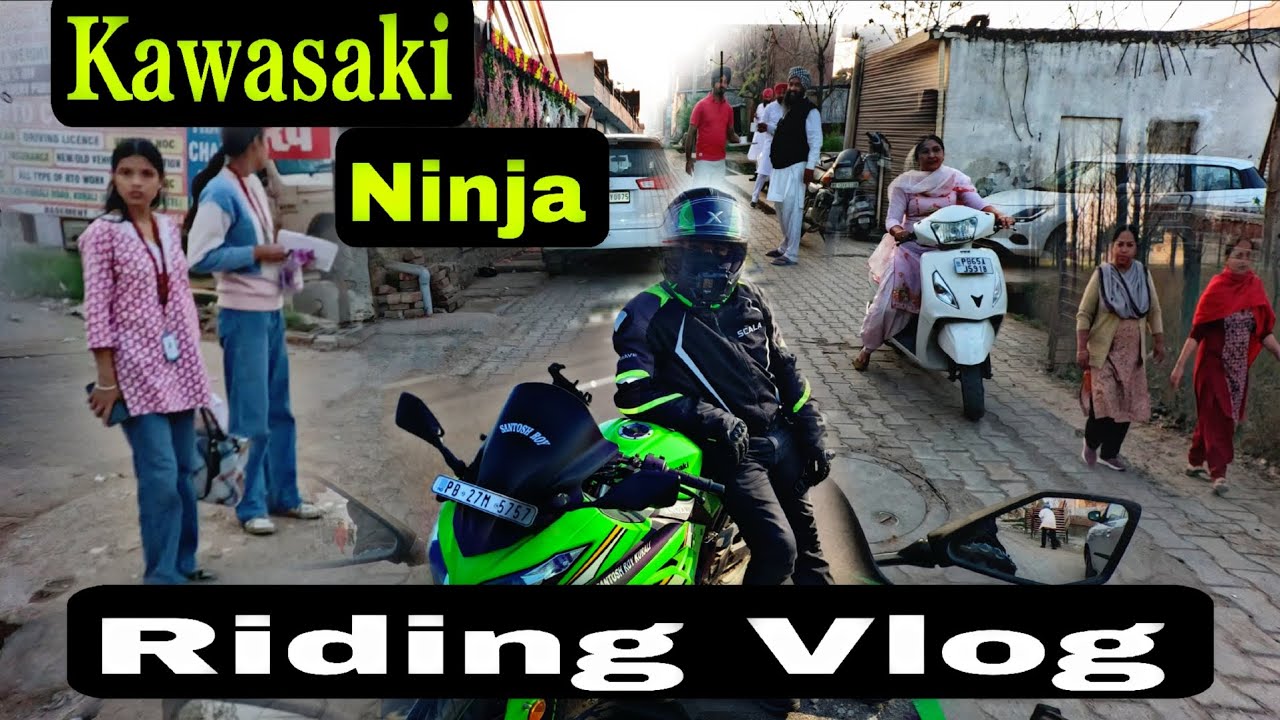 Kawasaki Ninja Reaction Riding Vlogs by Santosh Roy Kurali #india 