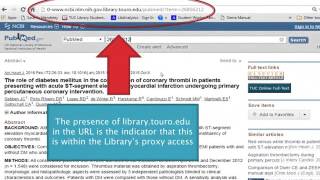 TUC Library: Full-Text Buttons